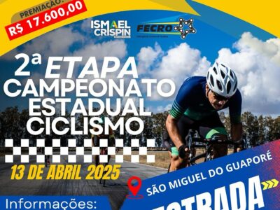 São Miguel do Guaporé sediou a 2ª Etapa do Campeonato Estadual de Ciclismo